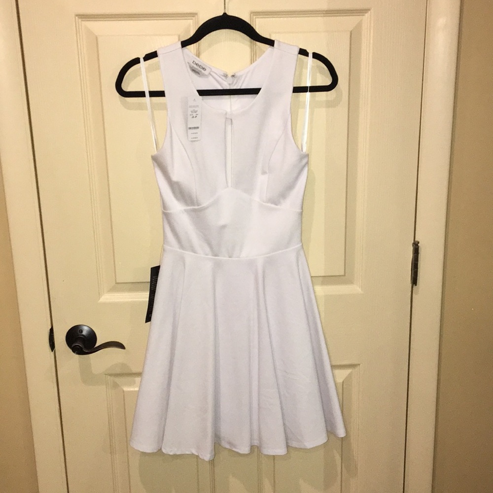 Bebe white dress